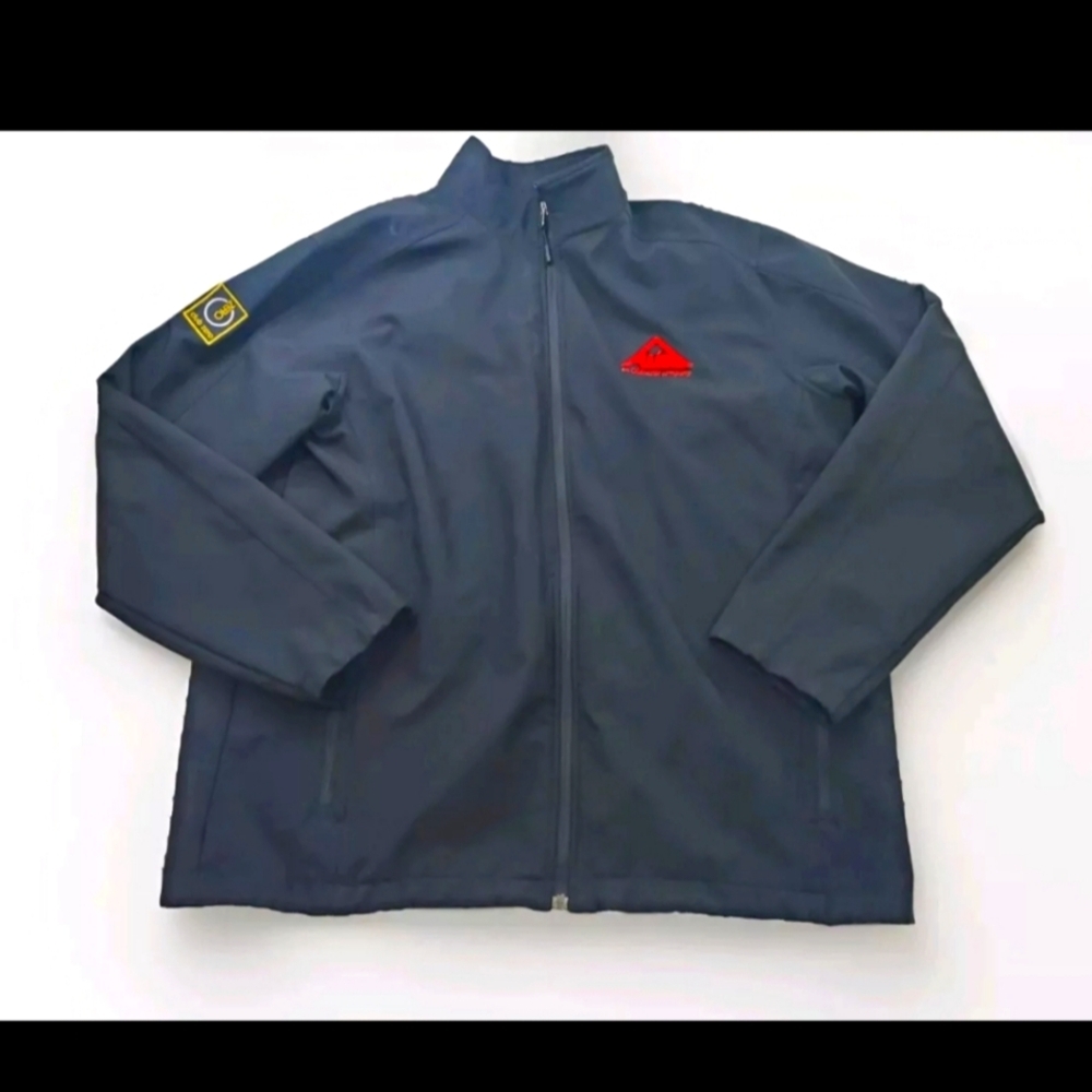 Port Authority Men's Full Zip Jacket XL Club Zero Patch Embroidered Pockets